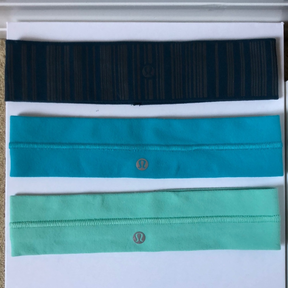 Lululemon bundle of three headbands
